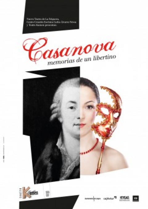 ´ CASANOVA ´ de Teatro Kumen al Festival de Dos Hermanas en Sevilla el próximo 9 de abril.