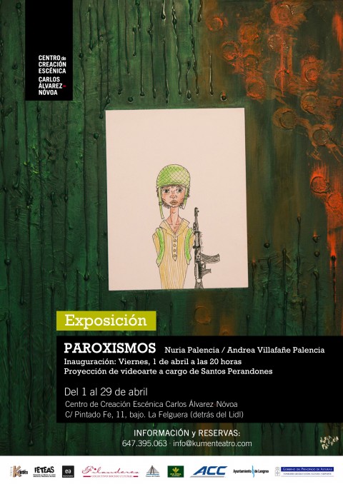 EXPOSICION: “PAROXISMOS” de  Nuria Palencia / Andrea Villafañe Palencia