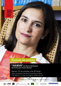  NOEMI RODRIGUEZ Y SUS “HAIKUS” en las NOCHES DE POESIA