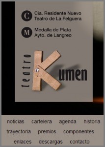 Bienvenido a www.kumenteatro.com !  Disfruta de nuestra nueva página!
